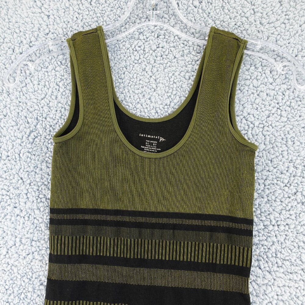 Free People Intimately Bodycon dress Black Yellow Size XS/S P NEW - Picture 2 of 9